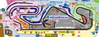 Plan Montmelo-Rennstrecke <br /> Circuit de Barcelona-Catalunya <br> Stehplatz F1 Barcelona <br />Grosser Preis Spanien F-1