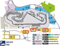 motogp Karten Parking C <br /> Motorrad Grand Prix Katalonien <br /> Circuit de Barcelona-Catalunya Montmelo