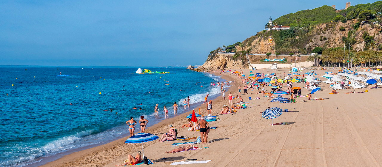 Strand von Calella